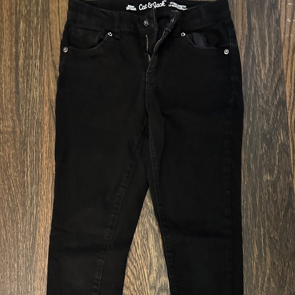 Girls Black Stretchy Skinny Jean - Cat & Jack